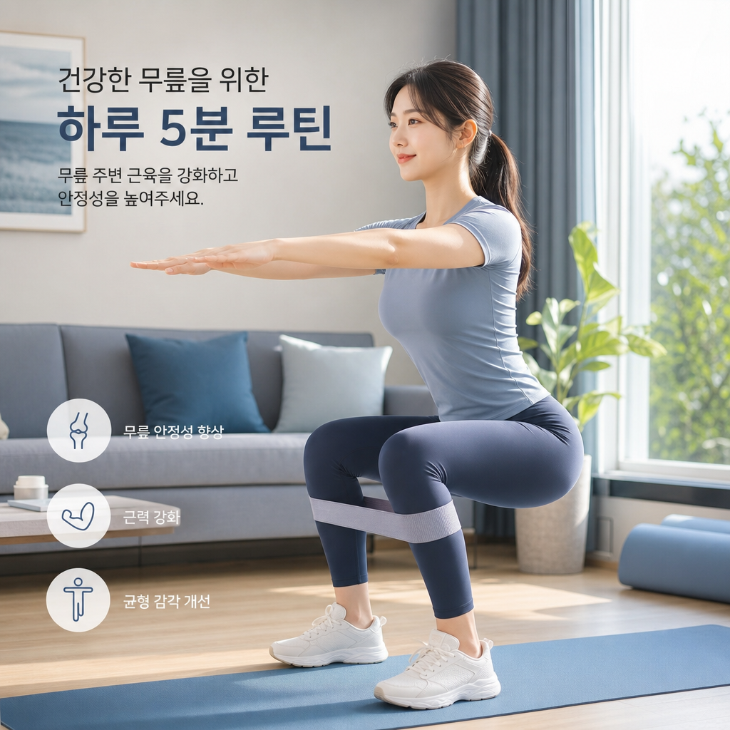 좌식 생활자를 위한 필수 하체 운동: 무릎 통증 줄이고 근육 만드는 5단계 실천법