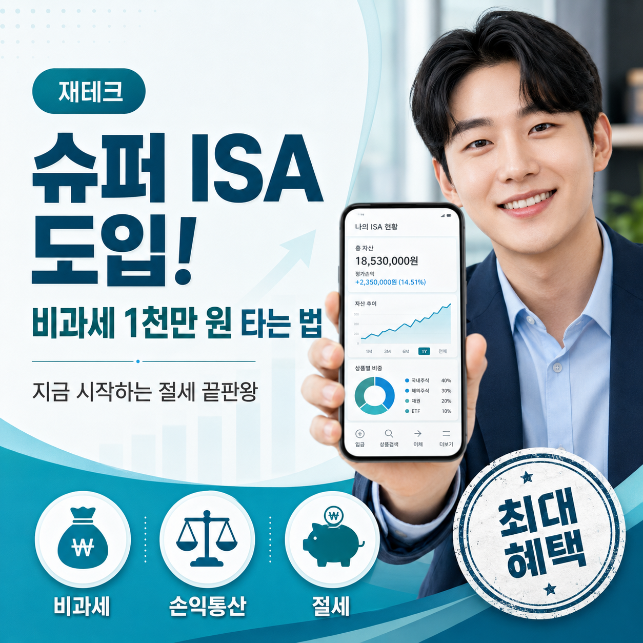 6월부터 달라지는 슈퍼 ISA, 비과세 1천만 원 혜택 완벽 공략